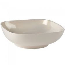 Light Brown Square Bowl Melamine Dishwasher Safe 8Inch Square